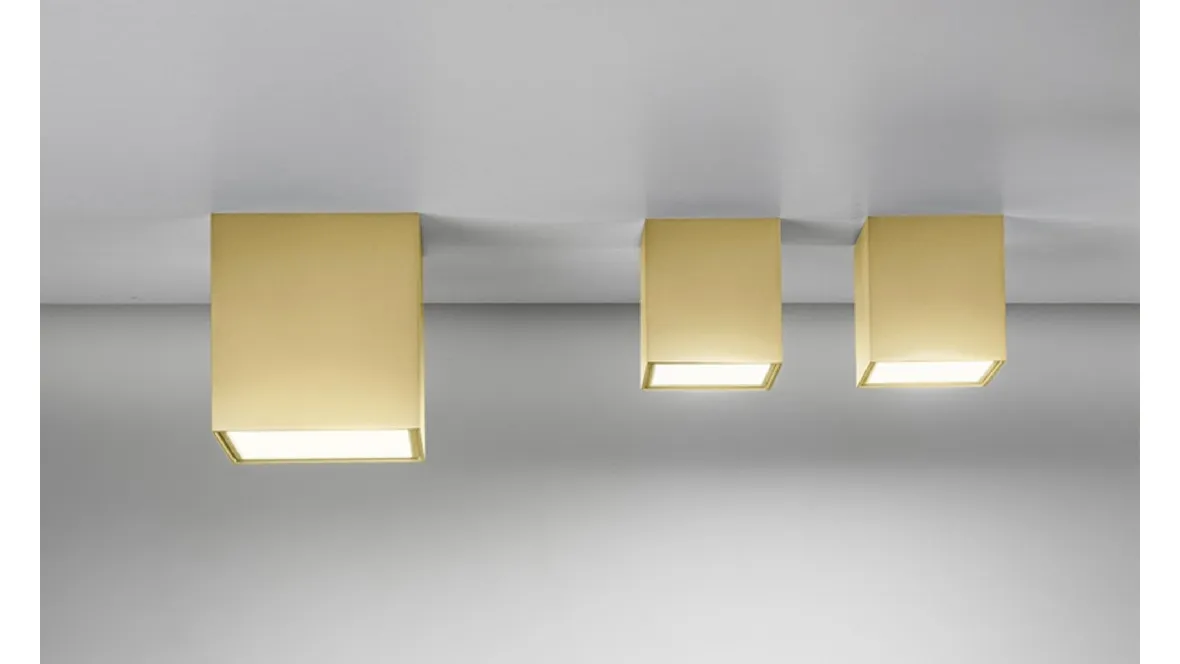 Lampada a soffitto Three di Panzeri